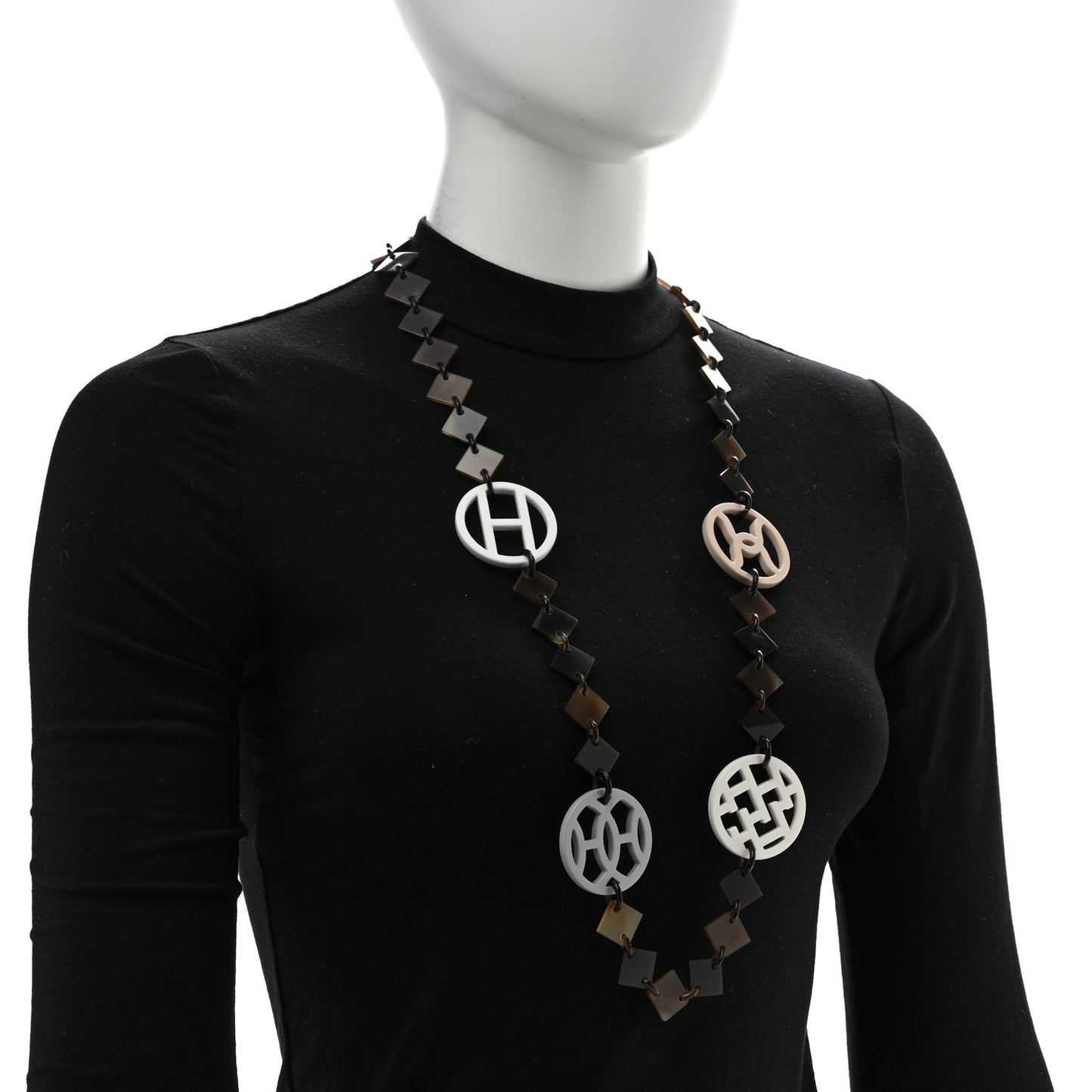 Buffalo Horn Lacquer Lena Necklace