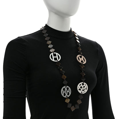 Hermes Buffalo Horn Lacquer Lena Necklace 2 of 6