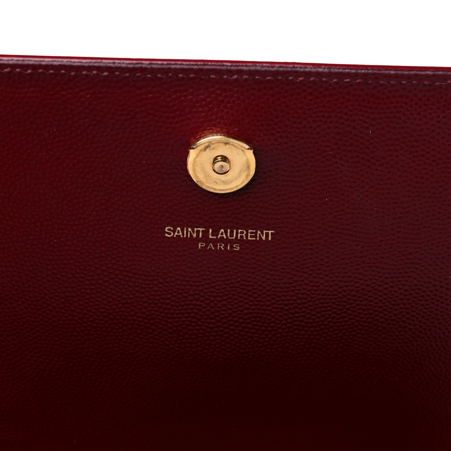 Grain De Poudre Medium Monogram Kate Satchel Dark Red