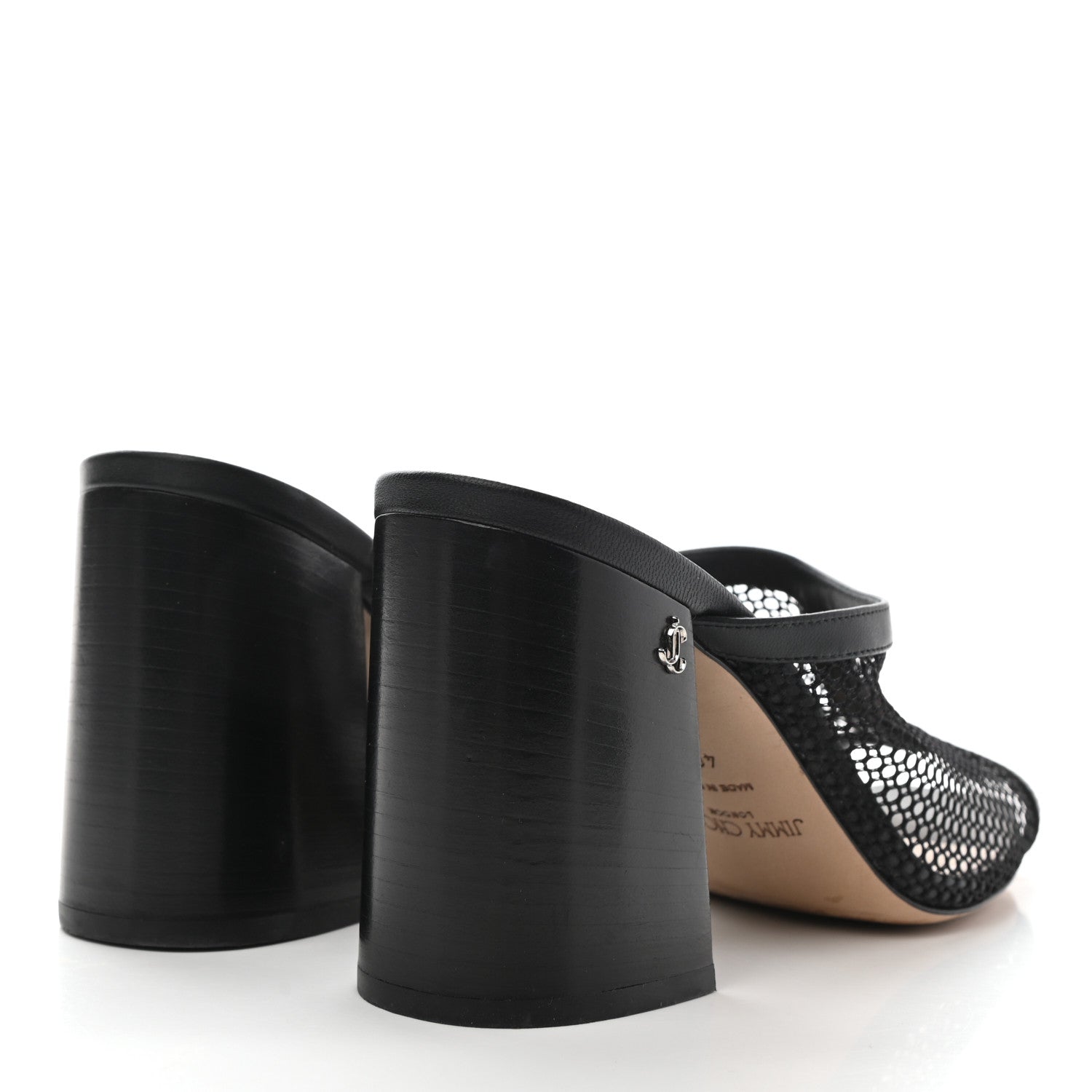 Jimmy Choo Net Nappa Joud 85 Mule Sandals 40.5 Black 4 of 8