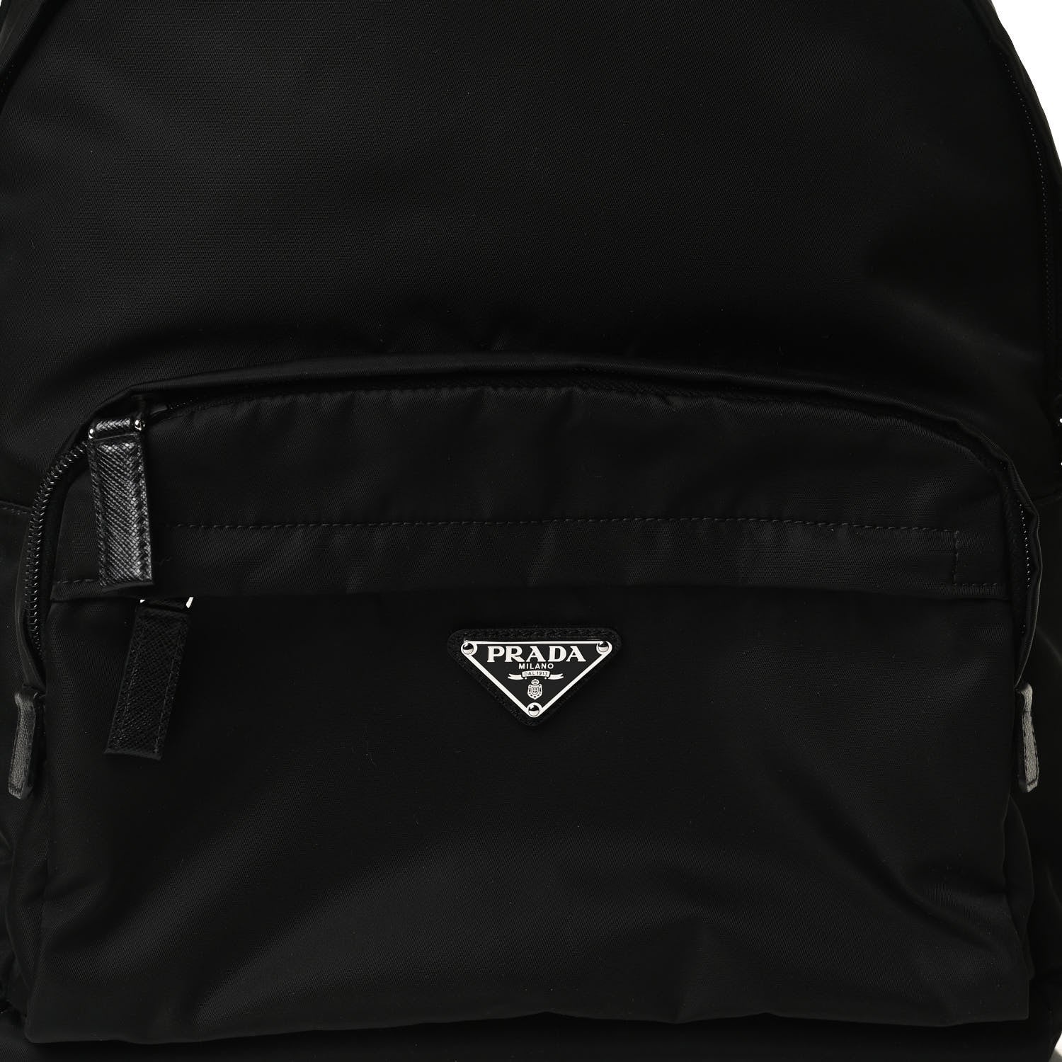 Prada Nylon Tessuto Saffiano Backpack Black 6 of 11