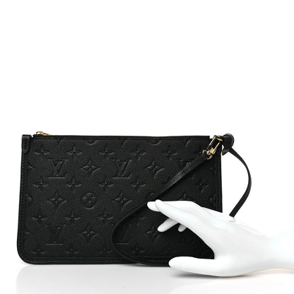 Louis Vuitton Empreinte CarryAll PM Pochette Black 2 of 8