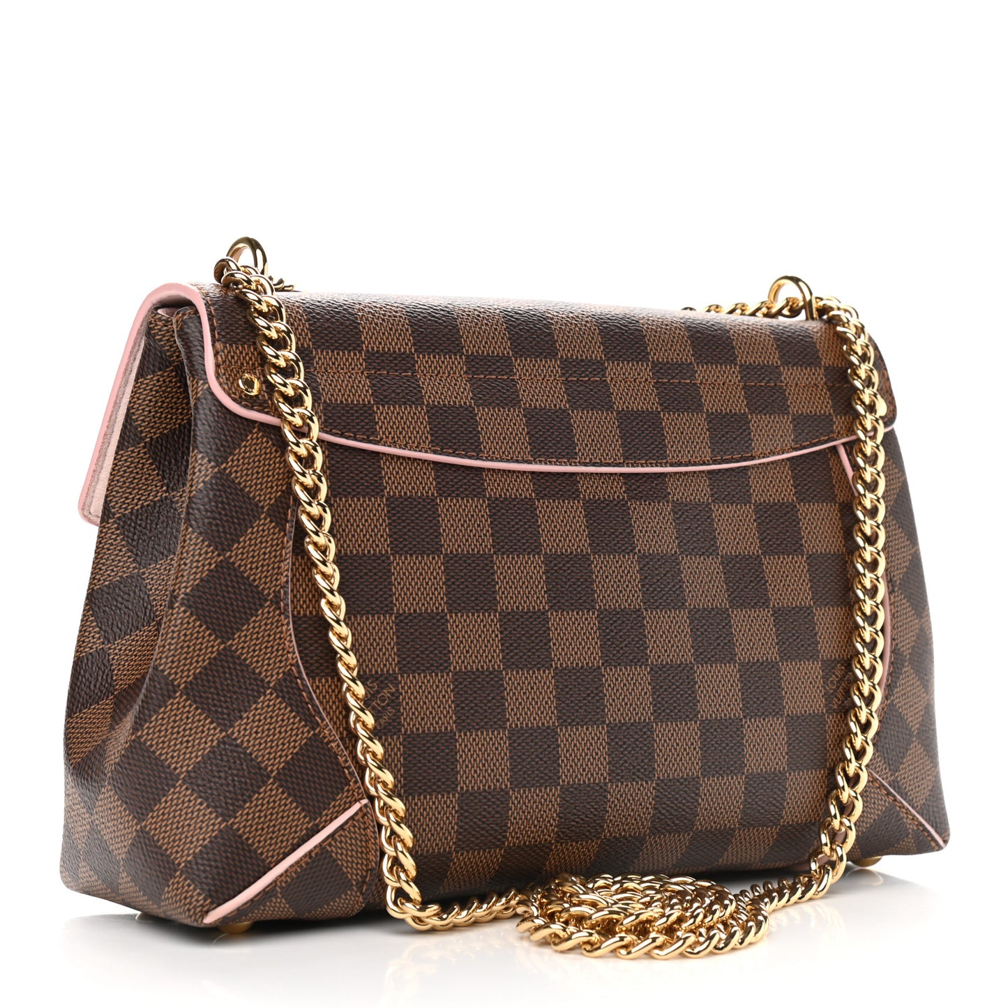 Damier Ebene Caissa Clutch Rose Ballerine