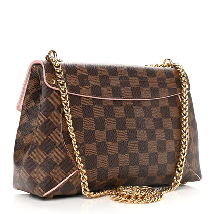 Louis Vuitton Damier Ebene Caissa Clutch Rose Ballerine 3 of 10