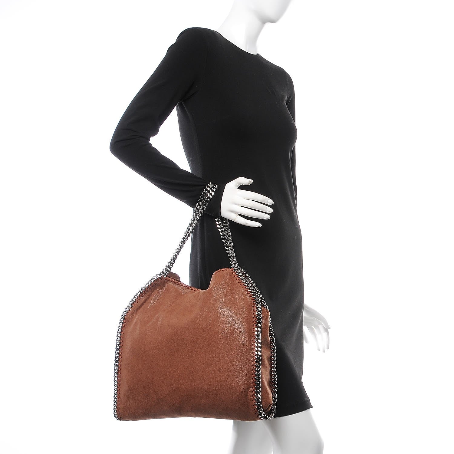 Stella McCartney Shaggy Deer Small Falabella Tote Maple 2 of 8