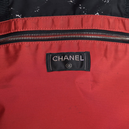 Chanel Nylon Travel Toiletry Tote Black 6 of 9