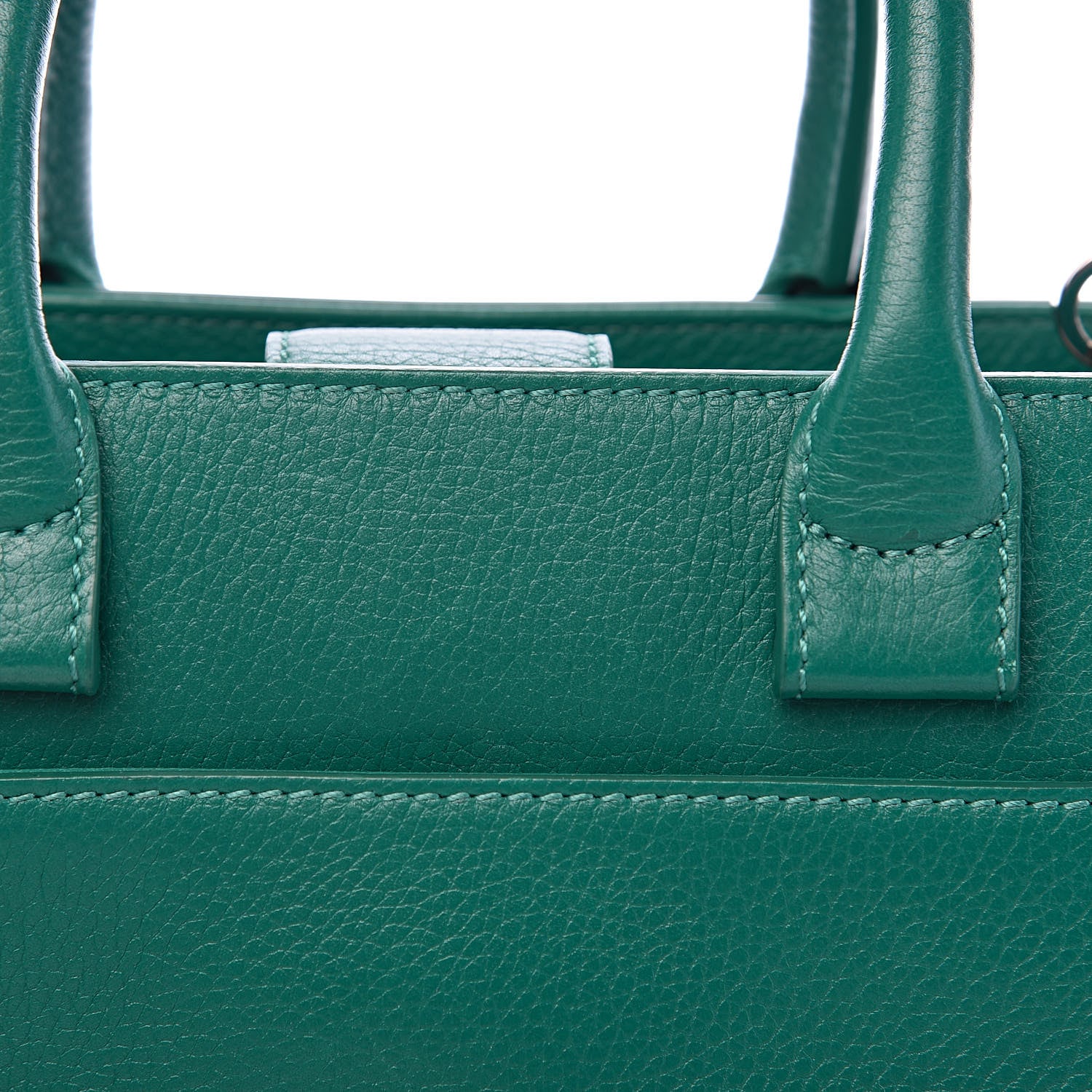 Chanel Grained Calfskin Mini Neo Executive Shopper Tote Green 11 of 12
