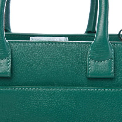 Chanel Grained Calfskin Mini Neo Executive Shopper Tote Green 11 of 12