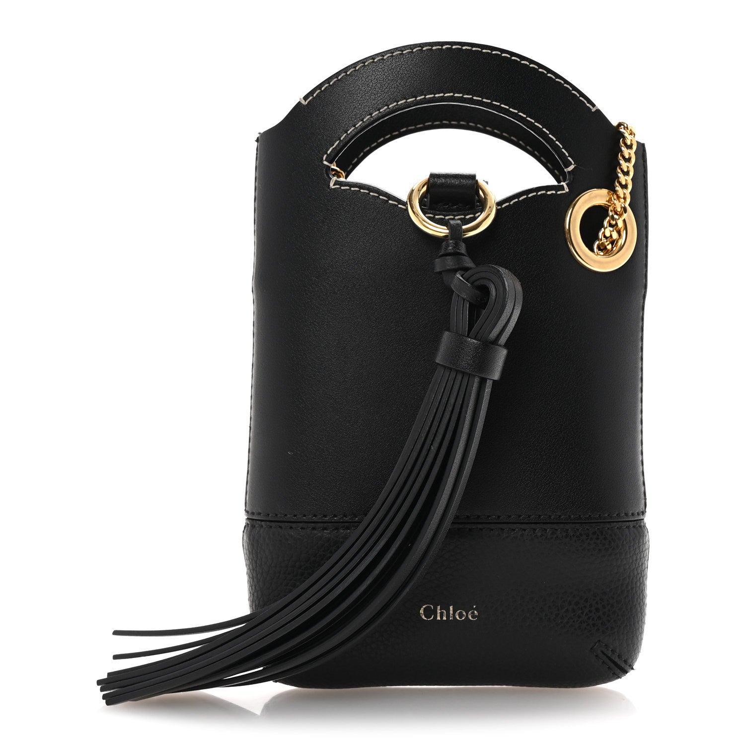 Chloe Calfskin Mini Walden Crossbody Black 1 of 10