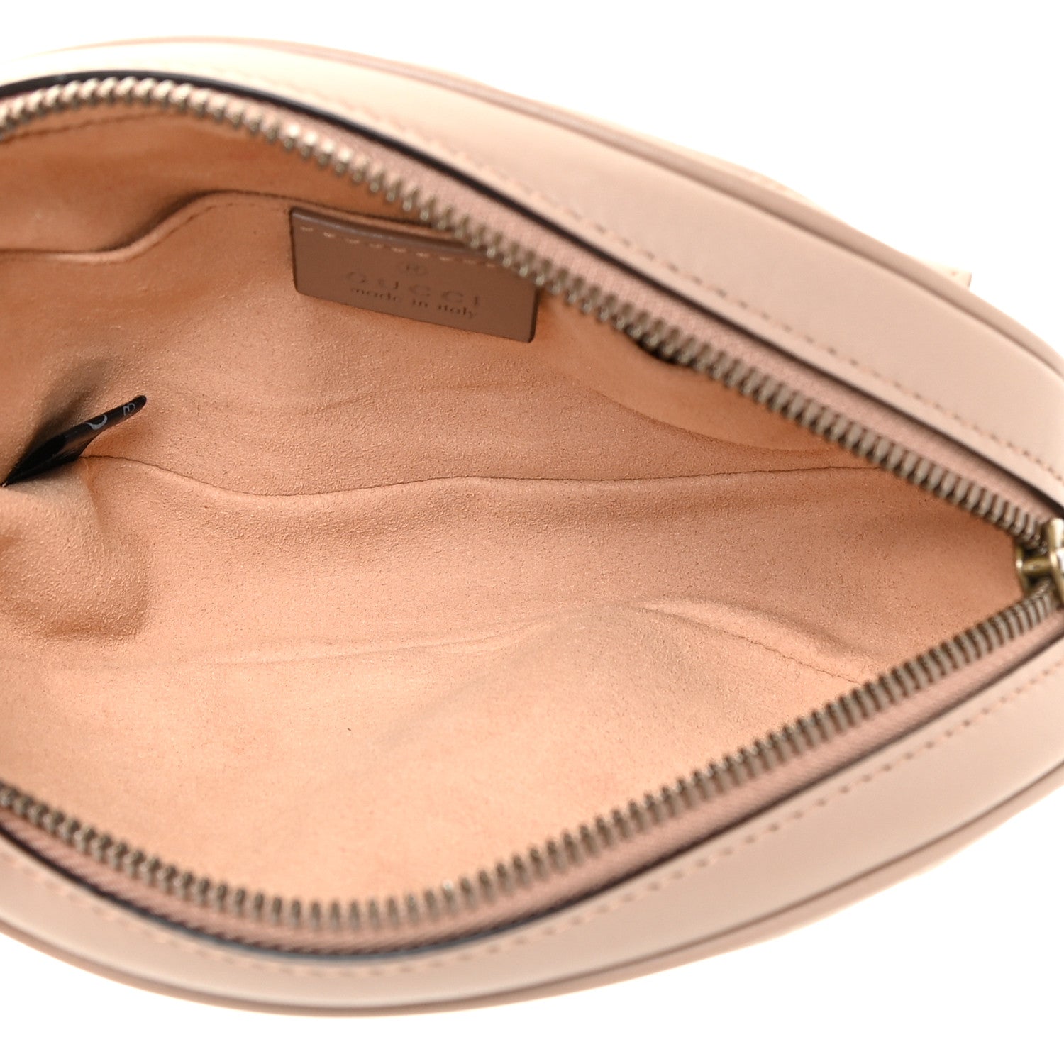 Gucci Calfskin Matelasse GG Marmont Belt Bag 95 38 Porcelain Rose 5 of 12