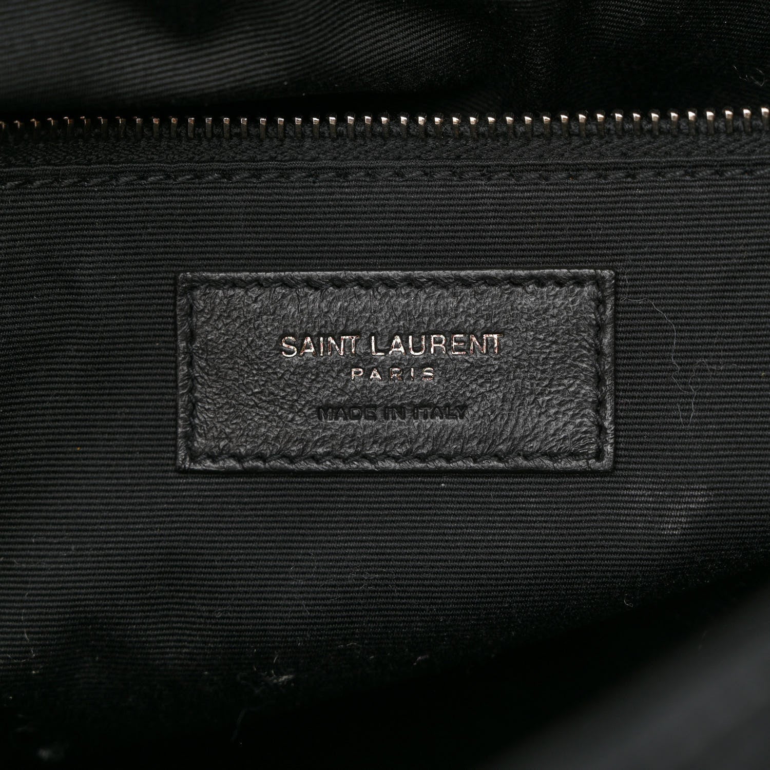 Saint Laurent Suede Monogram Matelasse Medium Niki Chain Satchel Black 6 of 10