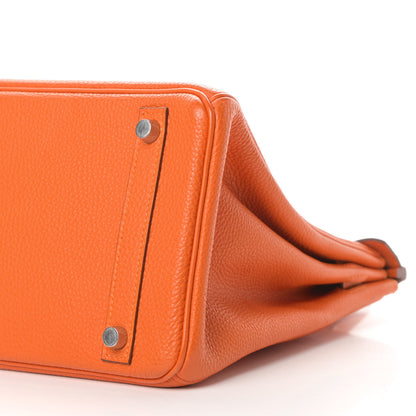 Hermes Togo Birkin 30 Orange 10 of 14