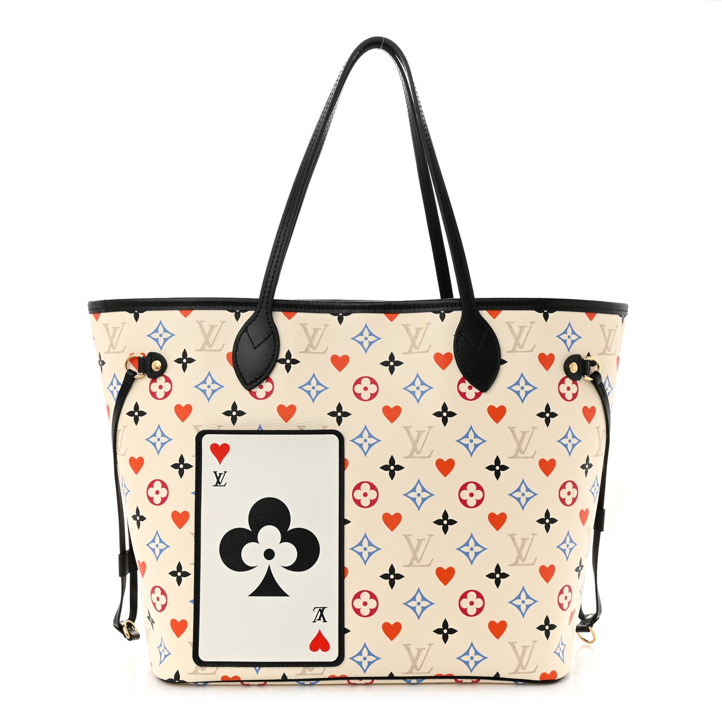 Game On Neverfull MM White