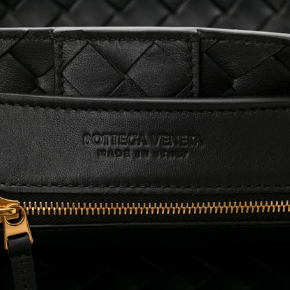 Bottega Veneta Nappa Intrecciato Medium Andiamo Shoulder Bag Black 6 of 9