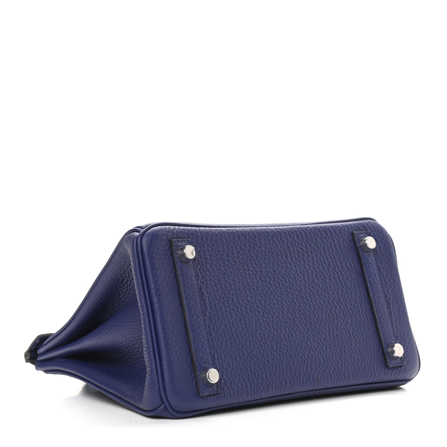 Togo Shiny Niloticus Crocodile Birkin Touch 25 Bleu Encre