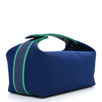 Hermes Canvas Small Bride-A-Brac Pouch Marine 3 of 6