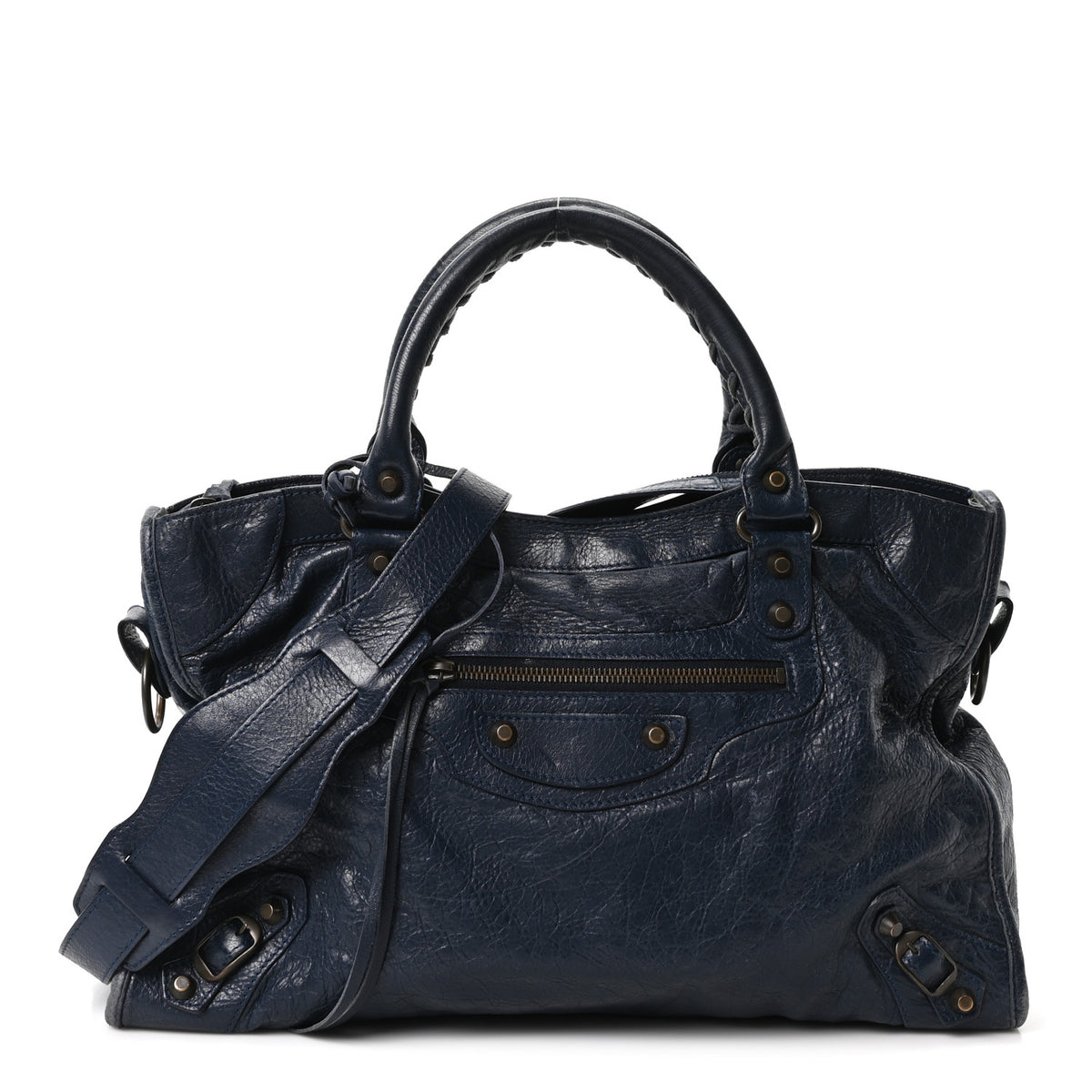 Balenciaga Agneau Classic Hardware City Bleu Obscur 1 of 11