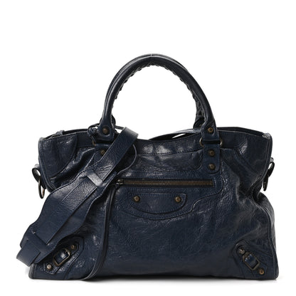 Balenciaga Agneau Classic Hardware City Bleu Obscur 1 of 11
