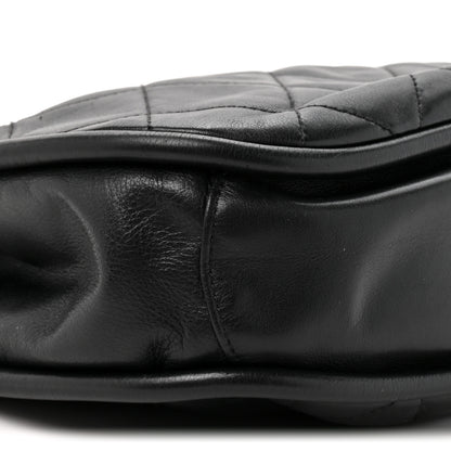 Chanel Shiny Lambskin Quilted Fashion Therapy Hobo Black 9 of 9