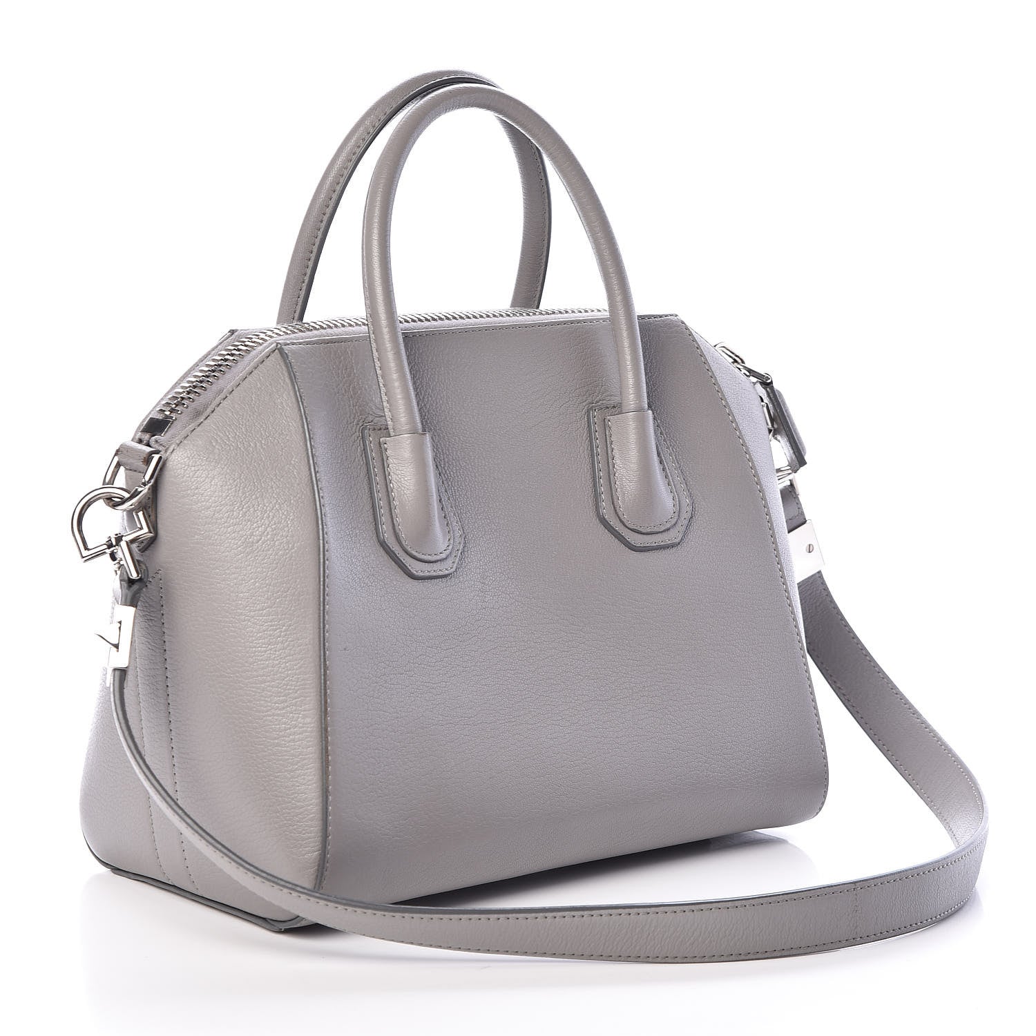 Givenchy Sugar Goatskin Small Antigona Pearl Grey 3 of 13