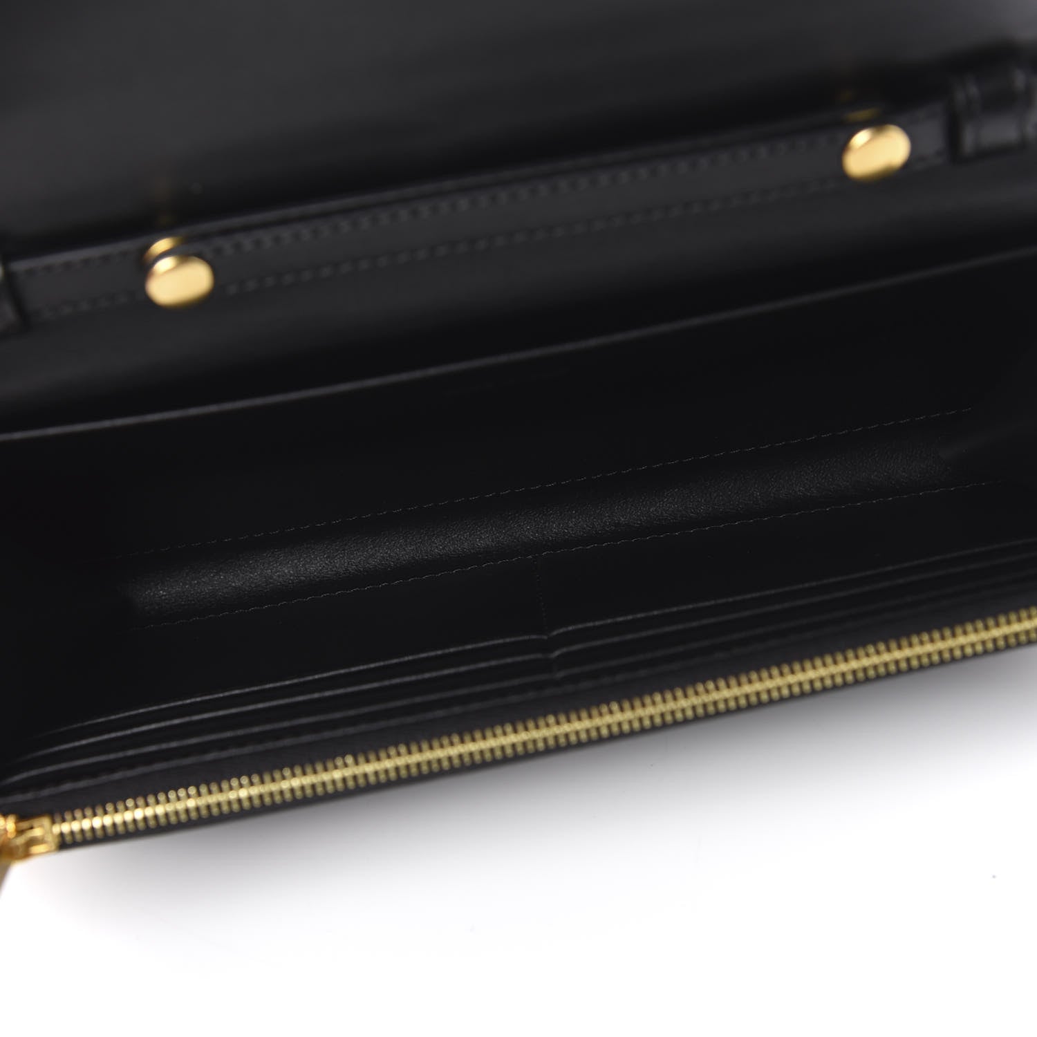 Celine Calfskin C Wallet On Chain Bag Black 5 of 10