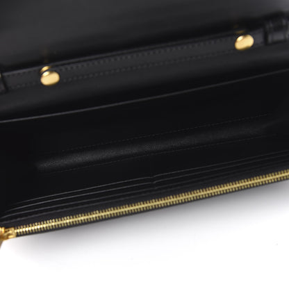 Celine Calfskin C Wallet On Chain Bag Black 5 of 10
