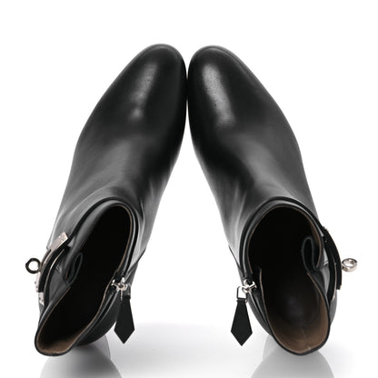 Hermes Calfskin Saint Germain Ankle Boots 39 Black 2 of 11