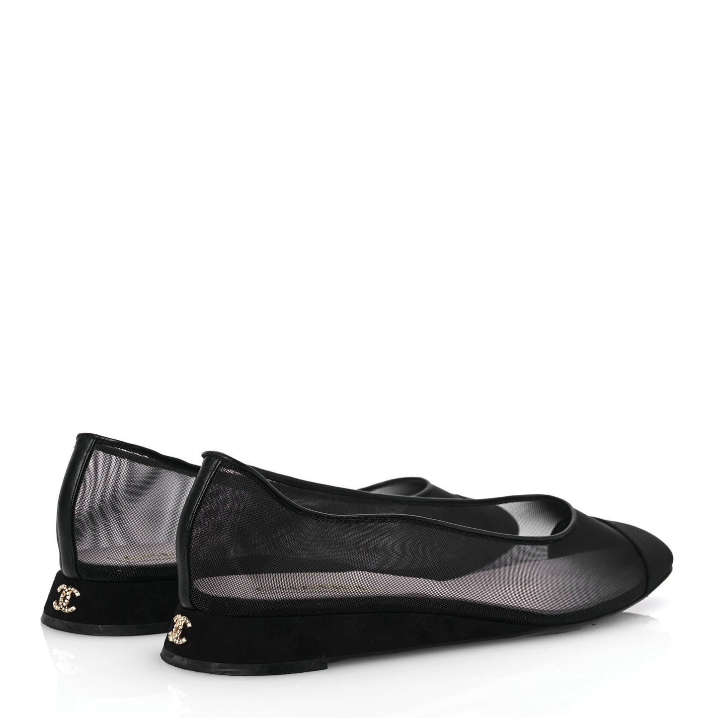 Mesh CC Ballerina Flats 41 Black