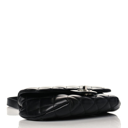 Chanel Calfskin Quilted CC Uniform Flap Belt Bag Black 3 of 10