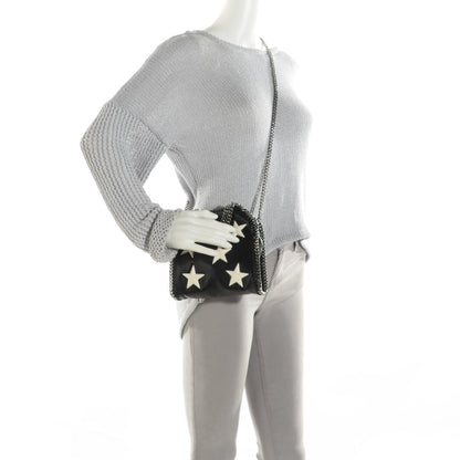 Stella McCartney Alter Nappa Embossed Tiny Star Falabella Tote Black 3 of 9
