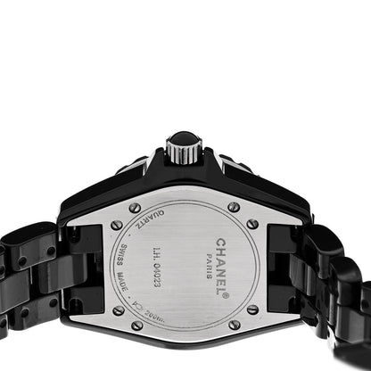 Chanel Stainless Steel Ceramic 33mm J12 Quartz Watch Black 4 of 4