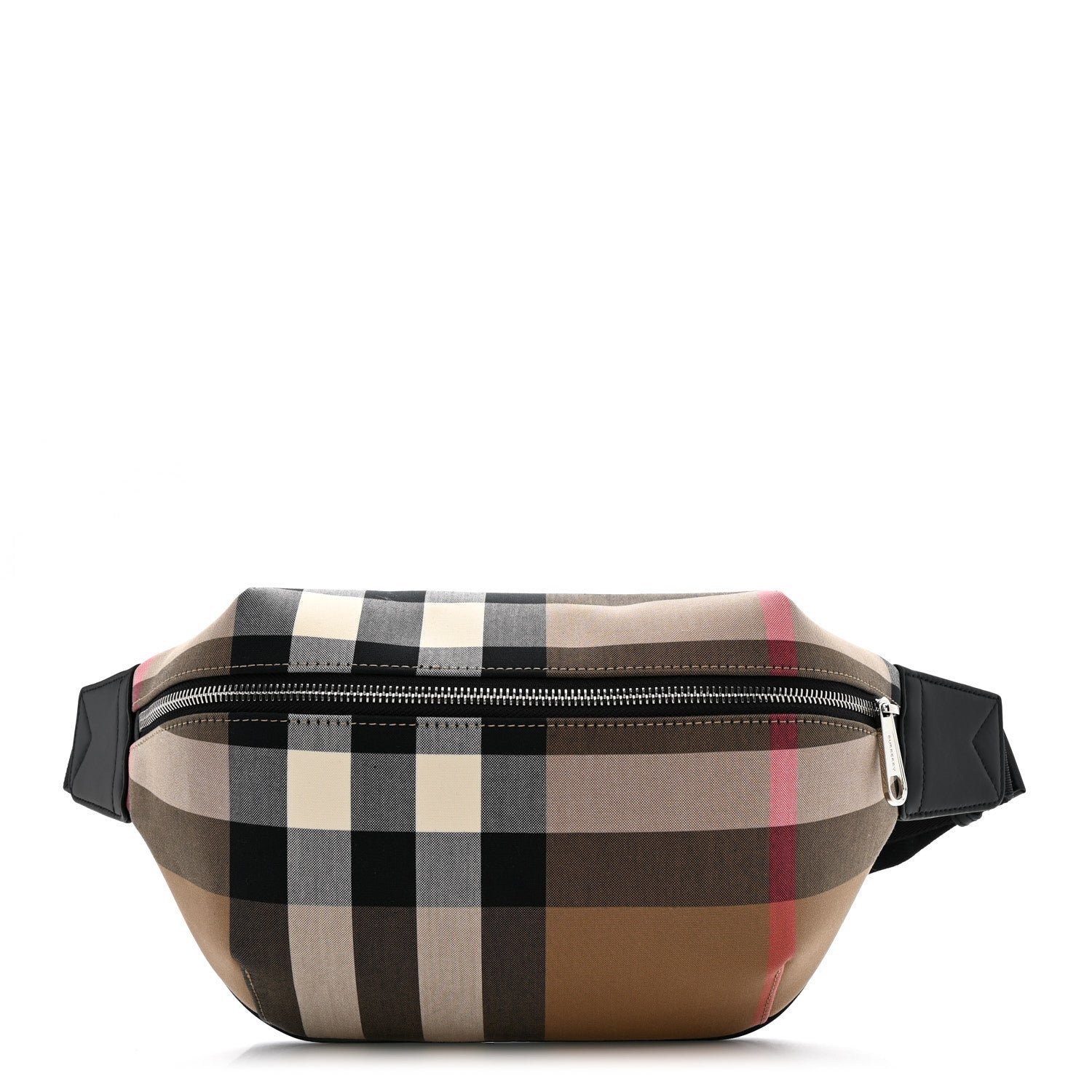 Burberry IP Check Sonny Bum Bag Taupe Brown 1 of 10