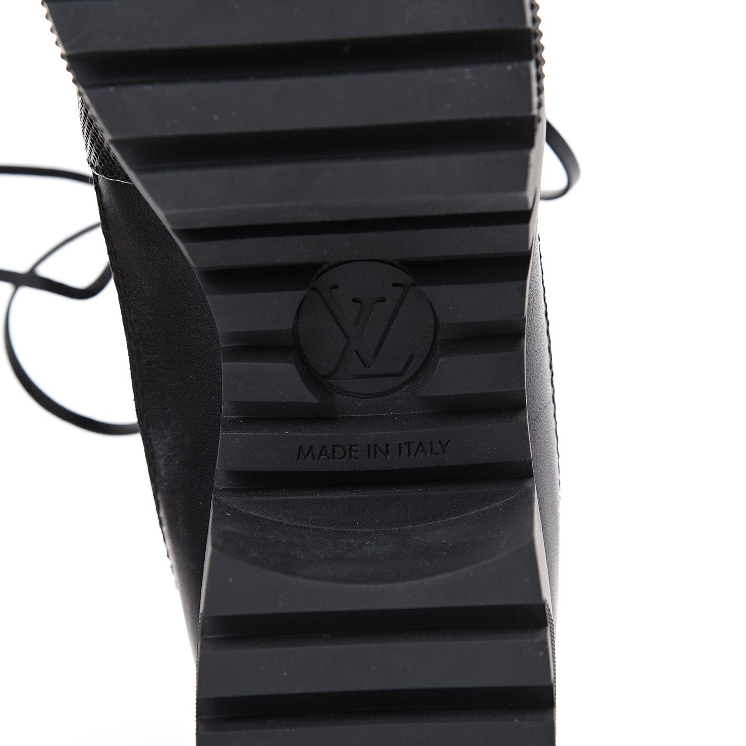 Louis Vuitton Suede Calfskin Catogram Laureate Platform Desert Boots 38.5 Black Marron 6 of 10