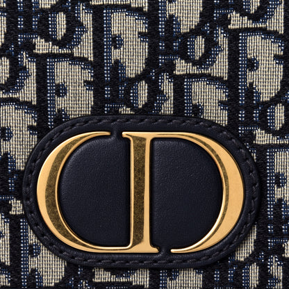 Christian Dior Oblique 30 Montaigne 2-In-1 Pouch Blue 5 of 5