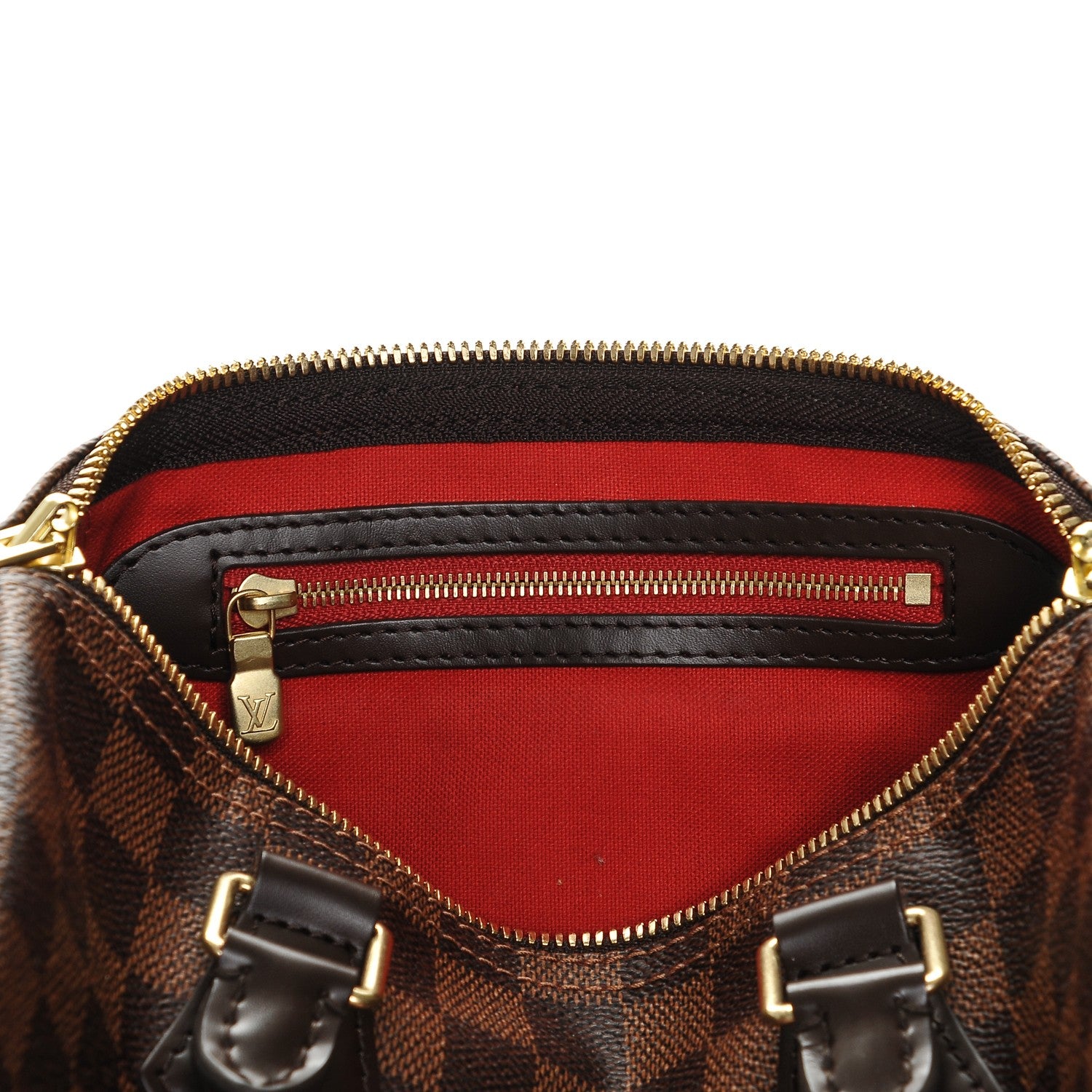 Louis Vuitton Damier Ebene Speedy Bandouliere 25 7 of 8
