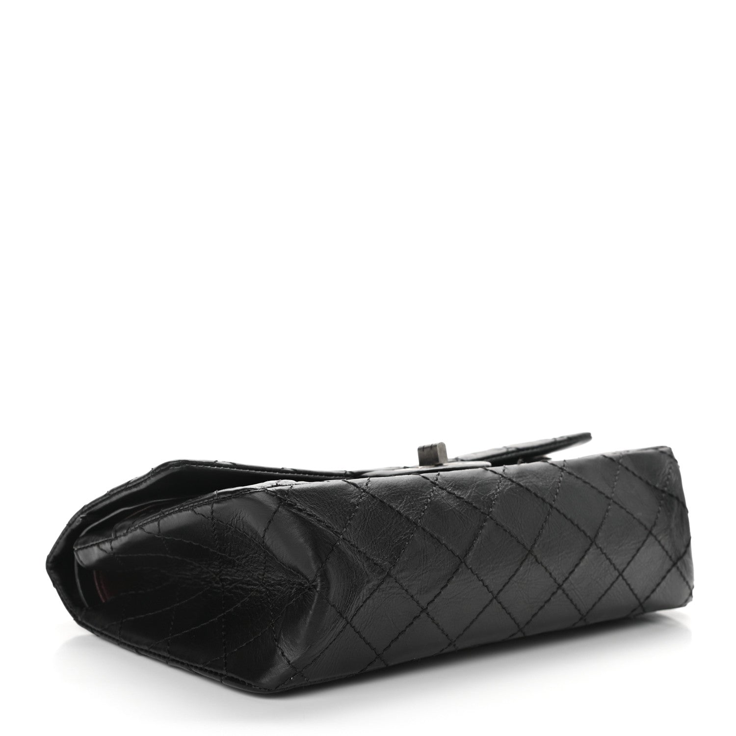 Chanel Aged Calfskin Quilted 2.55 Reissue 225 Flap Black 4 of 10