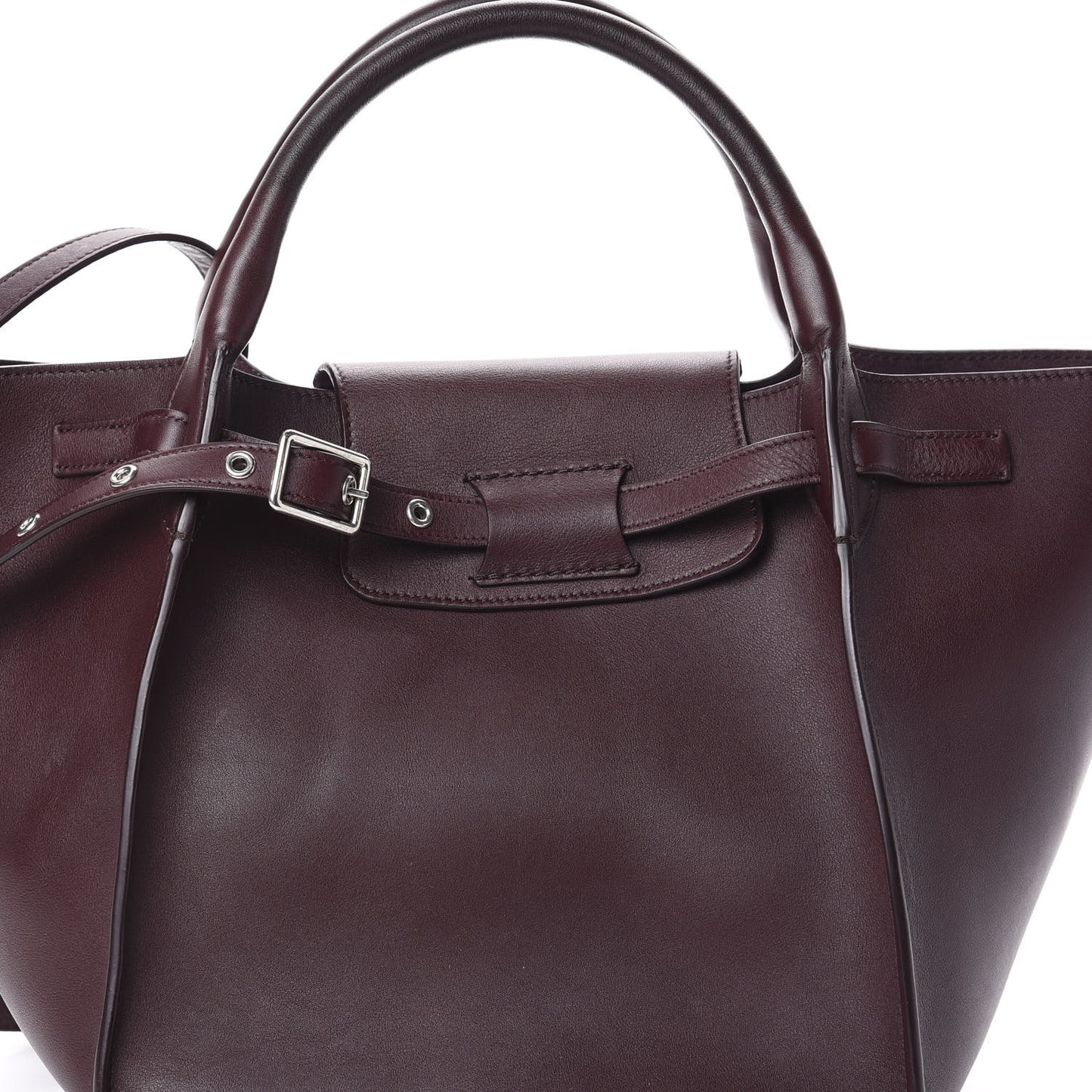 Smooth Calfskin Small Big Bag Burgundy