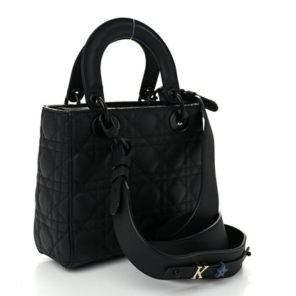 Christian Dior Ultra Matte Calfskin Cannage Small My ABCDior Lady Dior Black 3 of 10