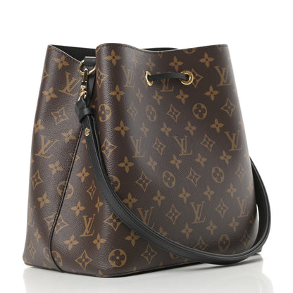 Louis Vuitton Monogram Neonoe MM Black 3 of 10