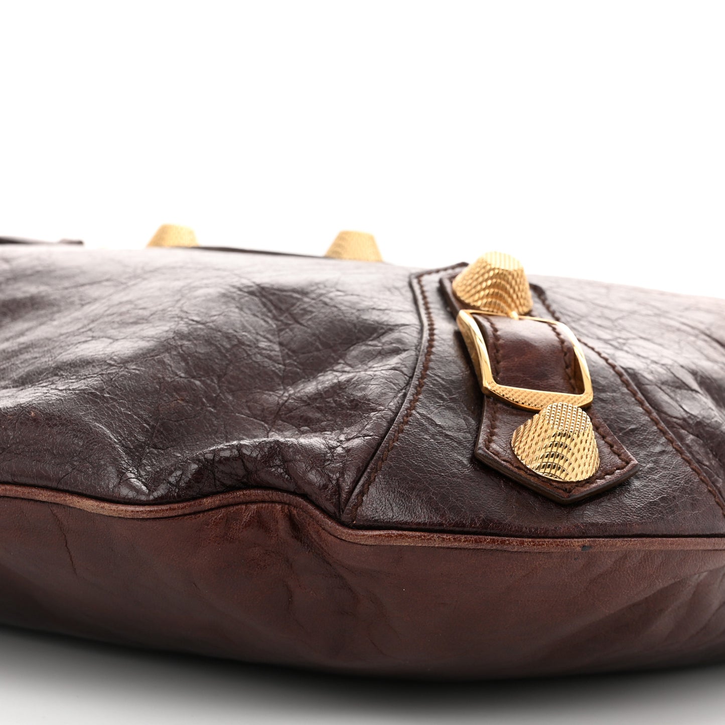 Chevre Giant 21 Gold Hardware Hobo Mogano