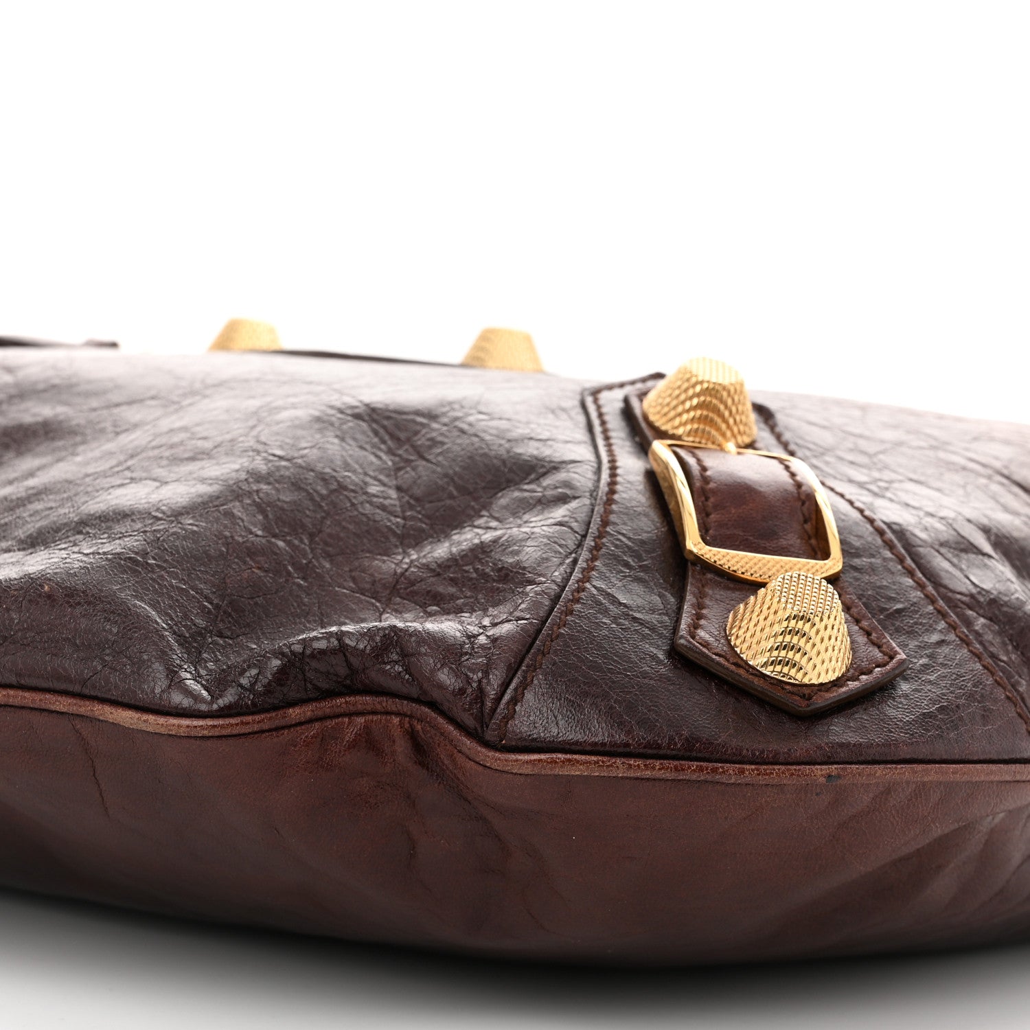 Balenciaga Chevre Giant 21 Gold Hardware Hobo Mogano 10 of 10