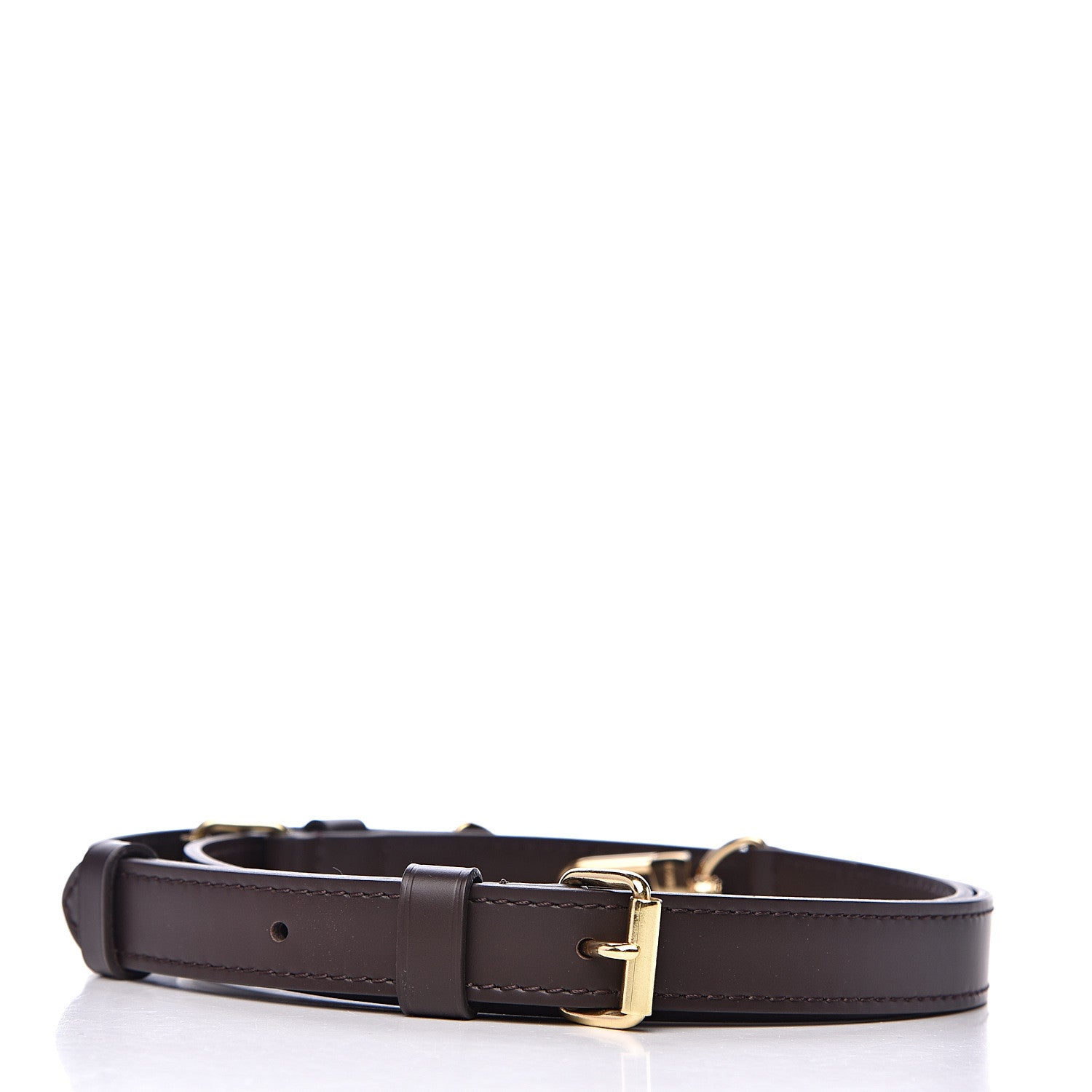 Louis Vuitton Calfskin Adjustable Speedy Bandouliere Shoulder Strap Brown 2 of 3