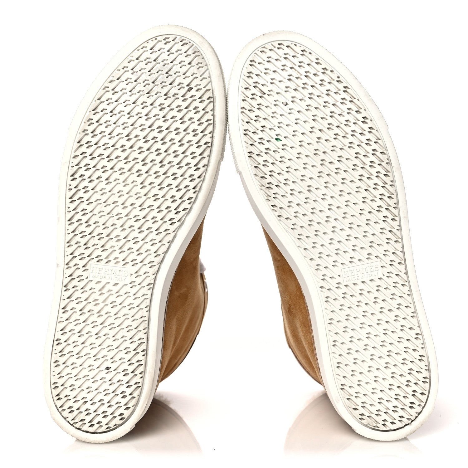 Hermes Woolskin Womens Climb Sneakers 38 Brun Fume 5 of 14