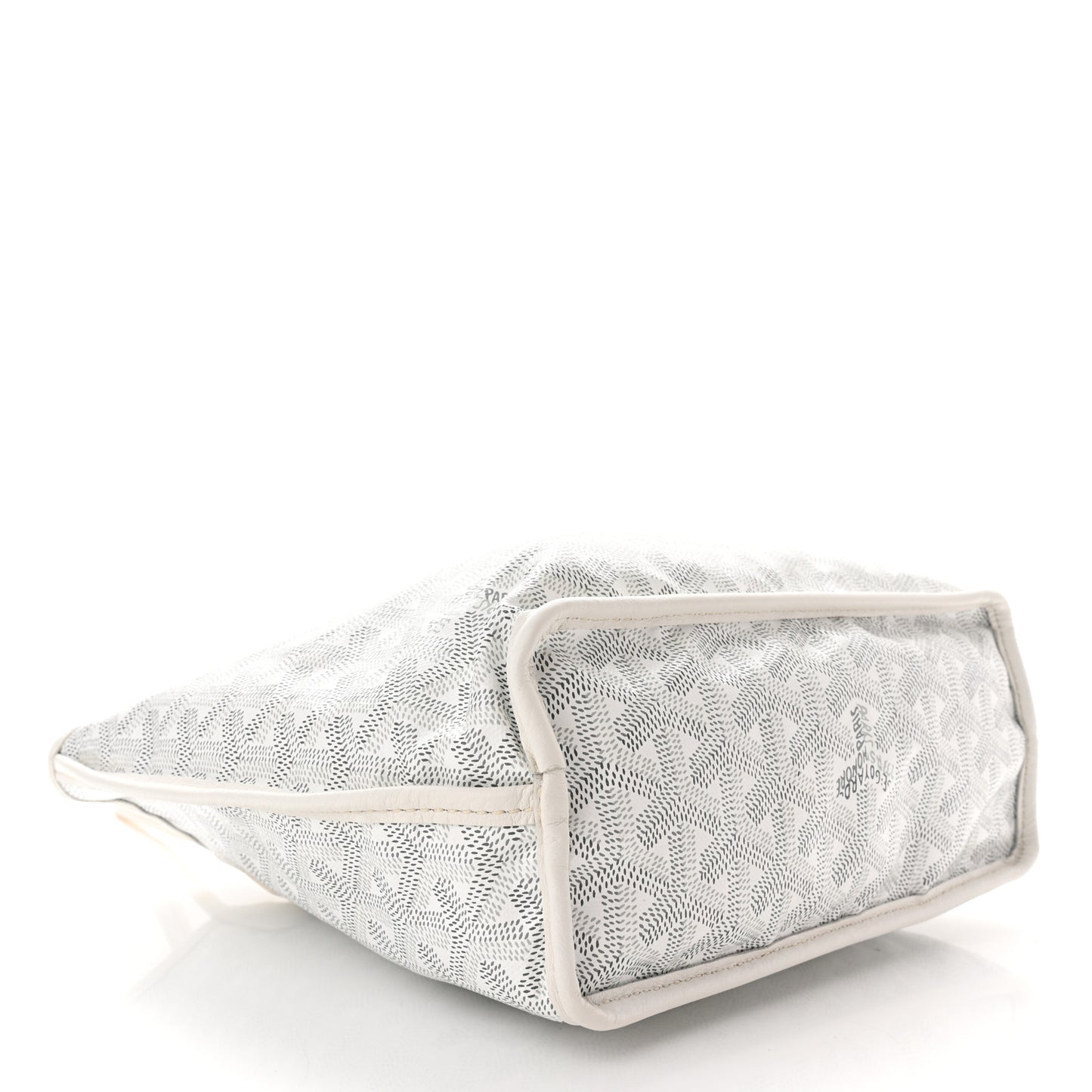 Goyardine Reversible Mini Anjou White
