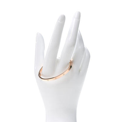 Cartier 18K Pink Gold Small LOVE Bracelet 15 2 of 6