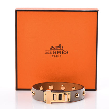 Hermes Swift Mini Dog Clous Ronds Bracelet T2 Gris Asphalte 6 of 6