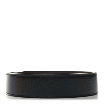 Hermes Box Togo 32mm Belt Strap 85 34 Black Chocolate 2 of 7