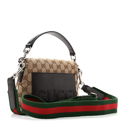 Gucci Monogram Web Small Crossbody Bag Beige Ebony 3 of 15