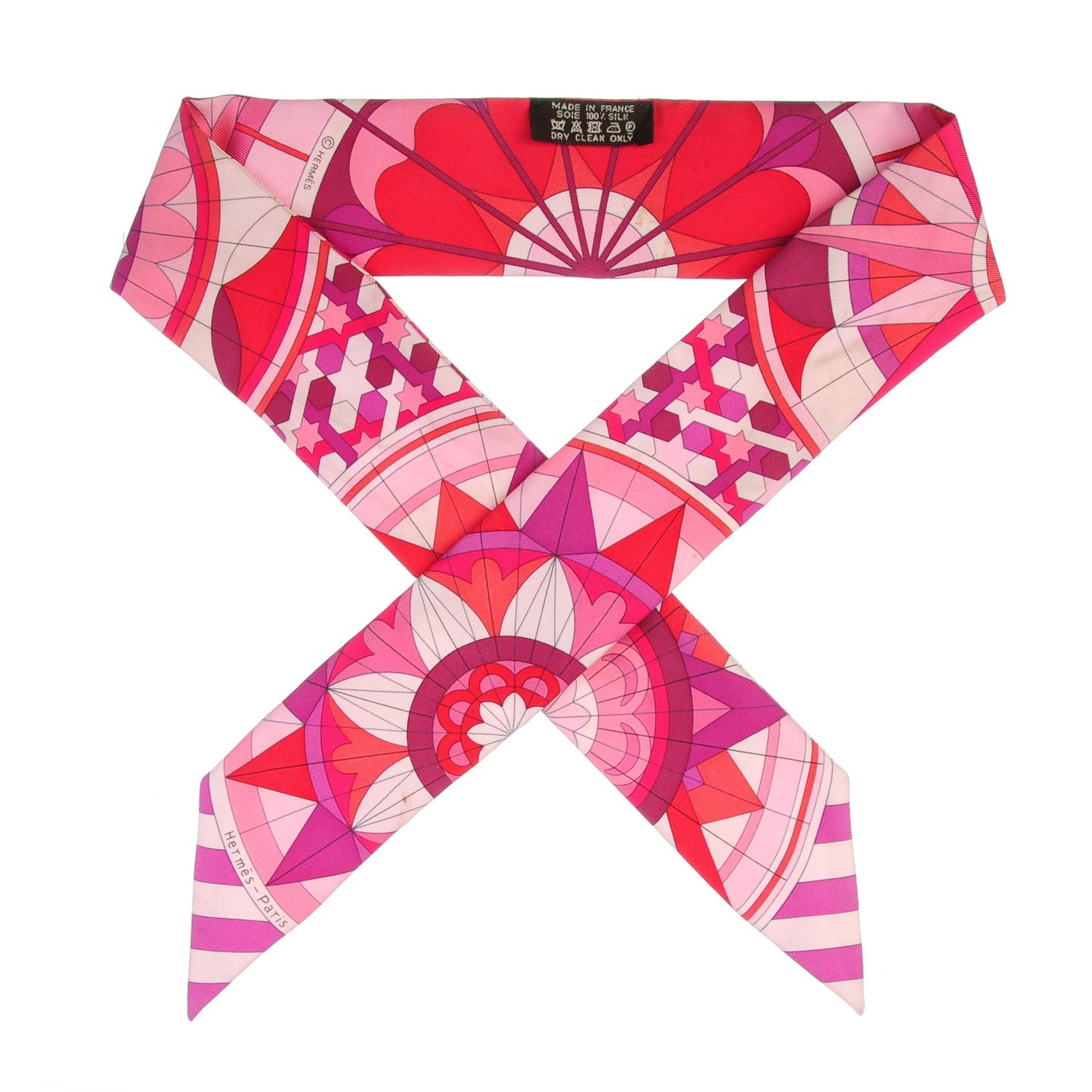 Silk Rose de Compas Twilly Fuchsia Prune Rouge