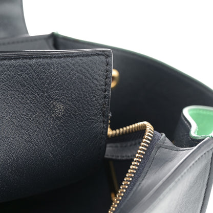 Celine Smooth Calfskin Suede Small Bi-Color Trapeze Palm 10 of 14